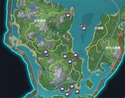 原神海露花快速采集路线2