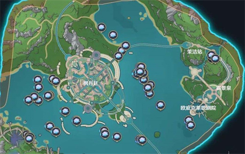 原神海露花快速采集路线1