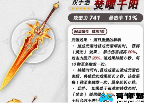原神焚曜千阳等级突破材料有哪些?