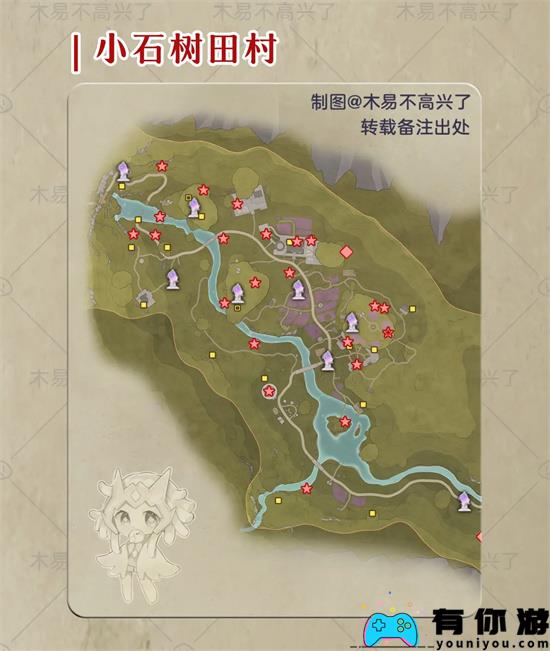 无限暖暖地图各区域奇想星位置在哪里