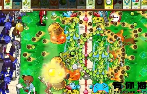 PVZ杂交版益智模式继续夹击图文怎么通关