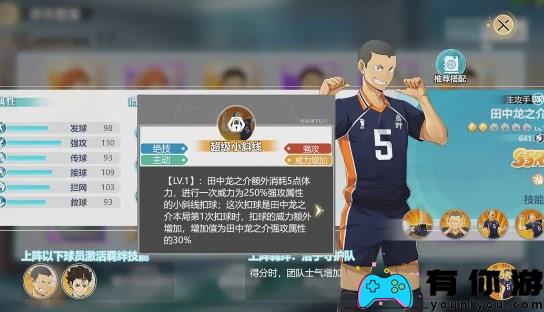 排球青少年田中龙之介分析
