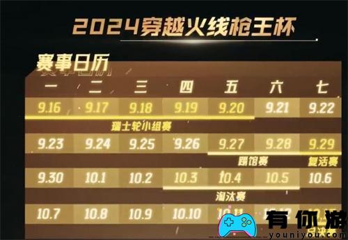 CF老头杯什么时候开始赛程一览