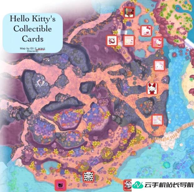 Hello Kitty冒险岛 50周年纪念卡位置